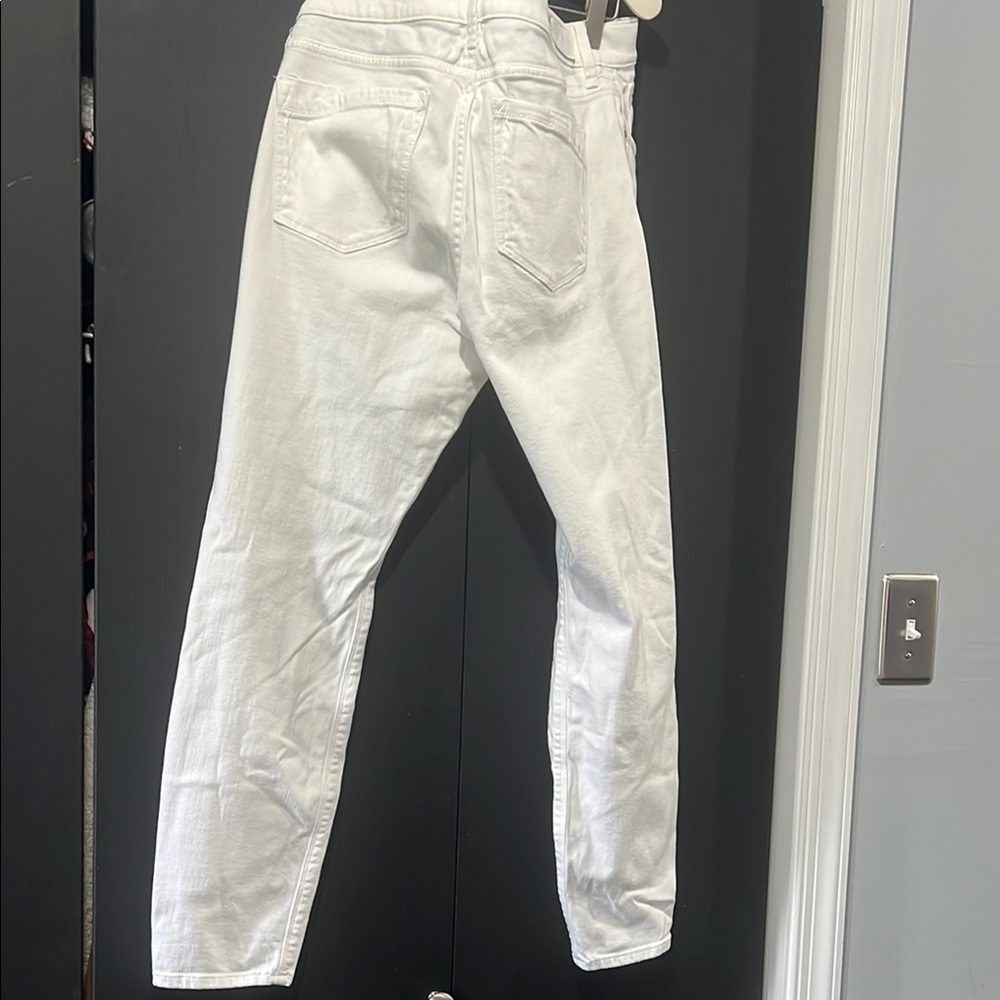 Express White Ripped Jeans - Picture 6 of 6
